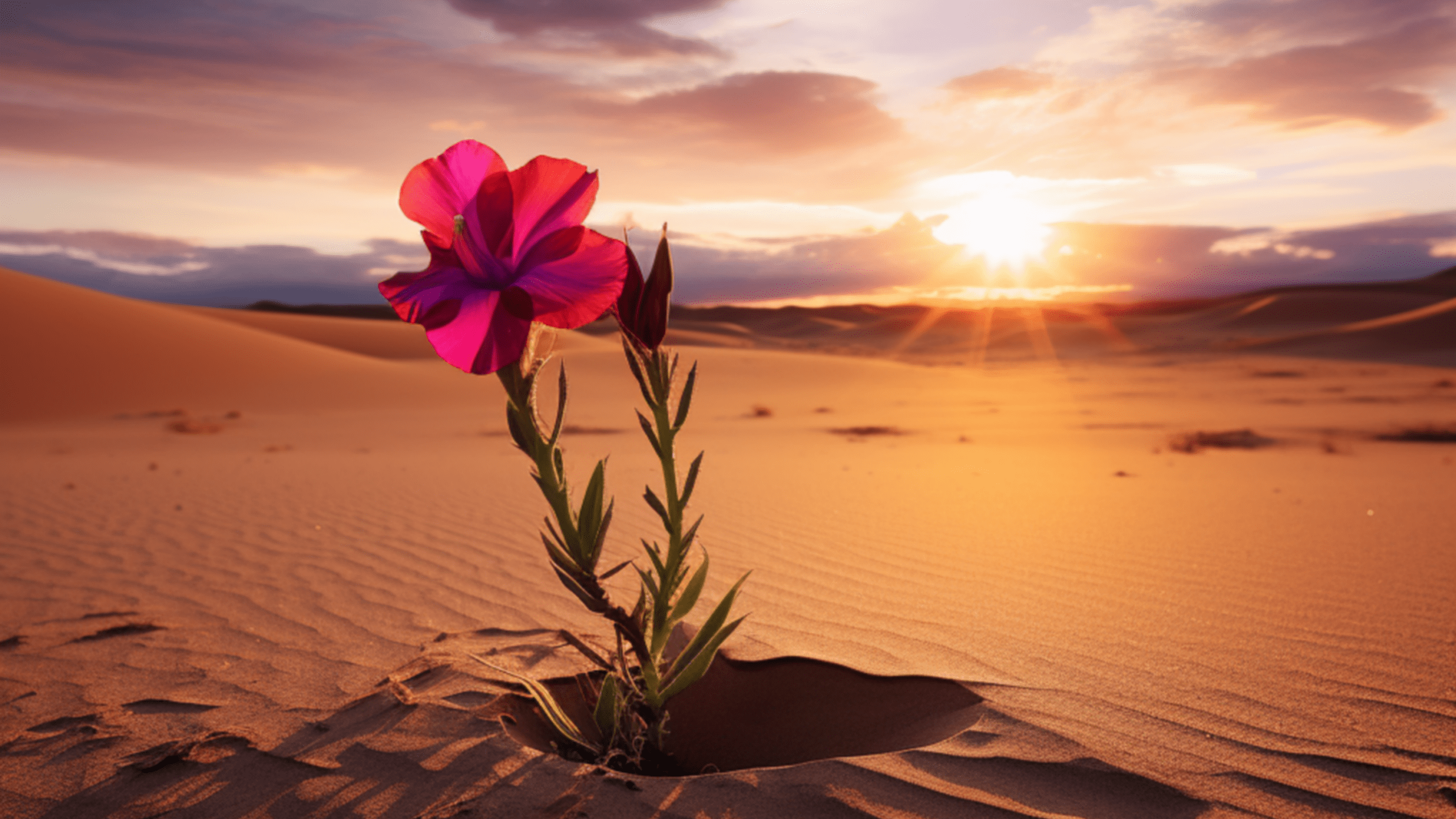 Wüste Blume