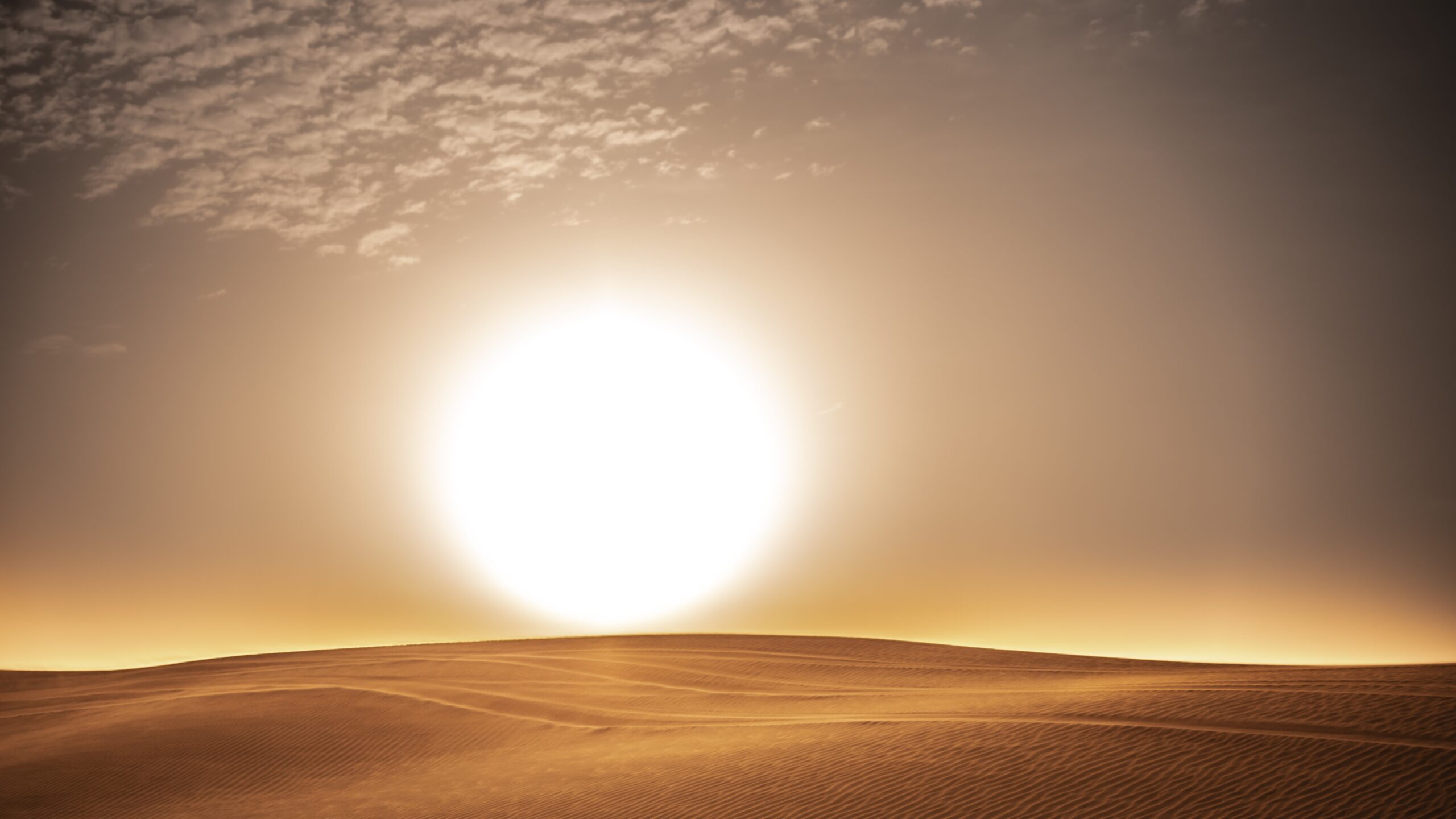 Sonne - Wüste