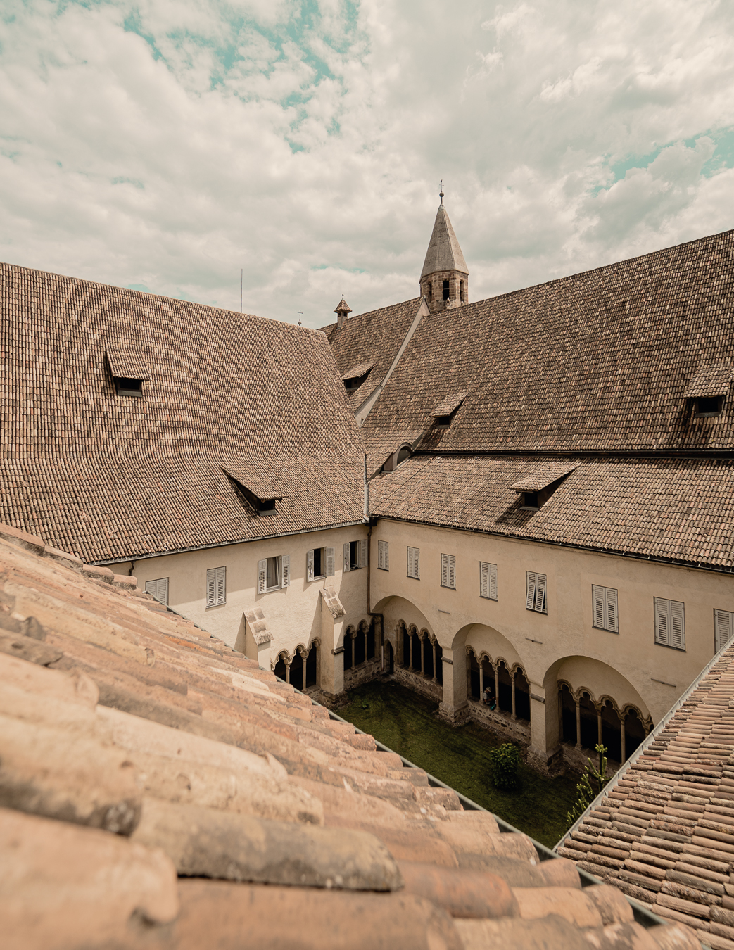 Blick über die Klosterdächer